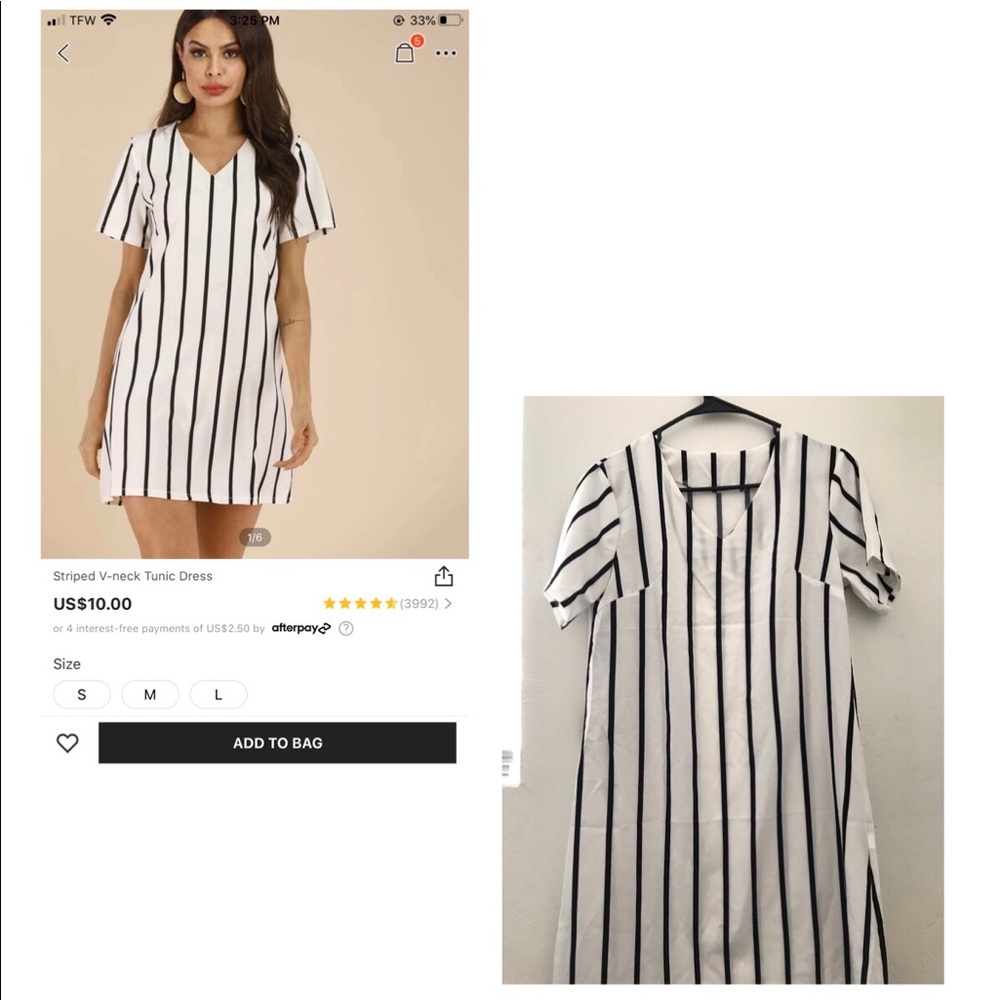 Stripped dress